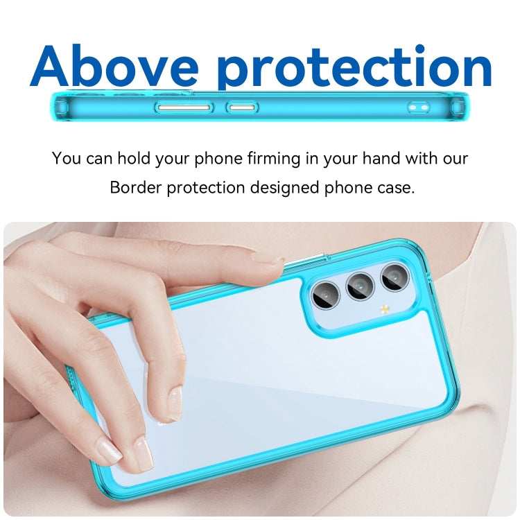 For Samsung Galaxy A54 5G Colorful Series Acrylic + TPU Phone Case