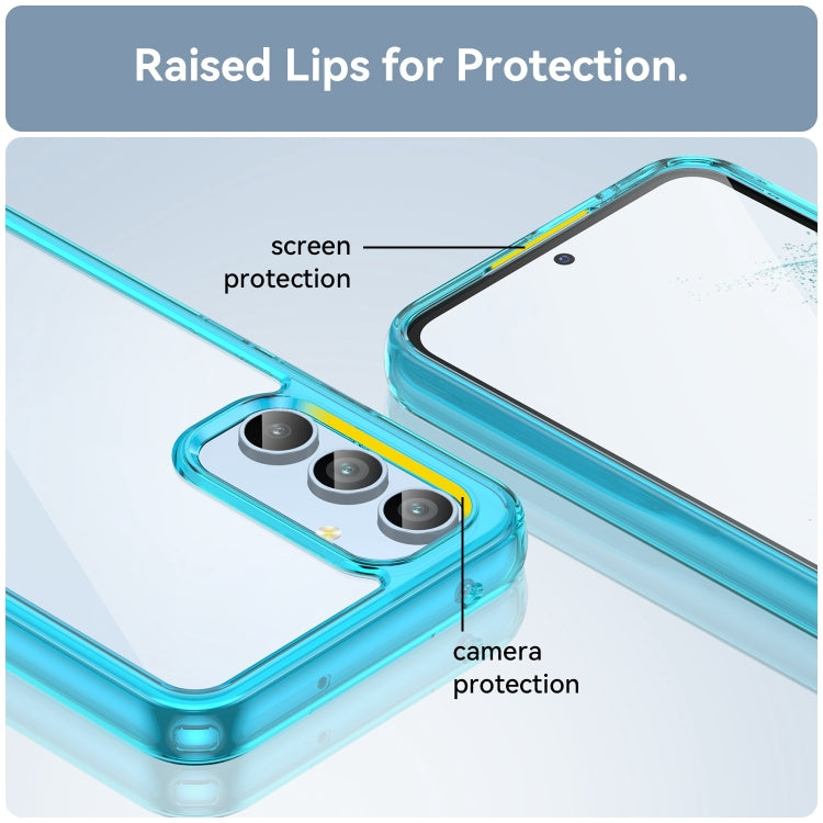 For Samsung Galaxy A54 5G Colorful Series Acrylic + TPU Phone Case
