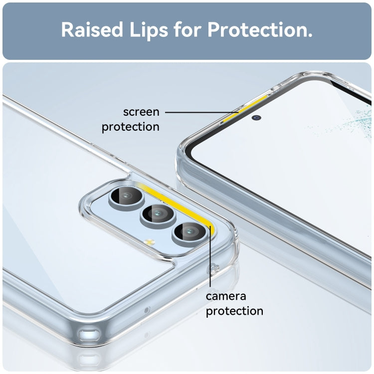 For Samsung Galaxy A54 5G Colorful Series Acrylic + TPU Phone Case