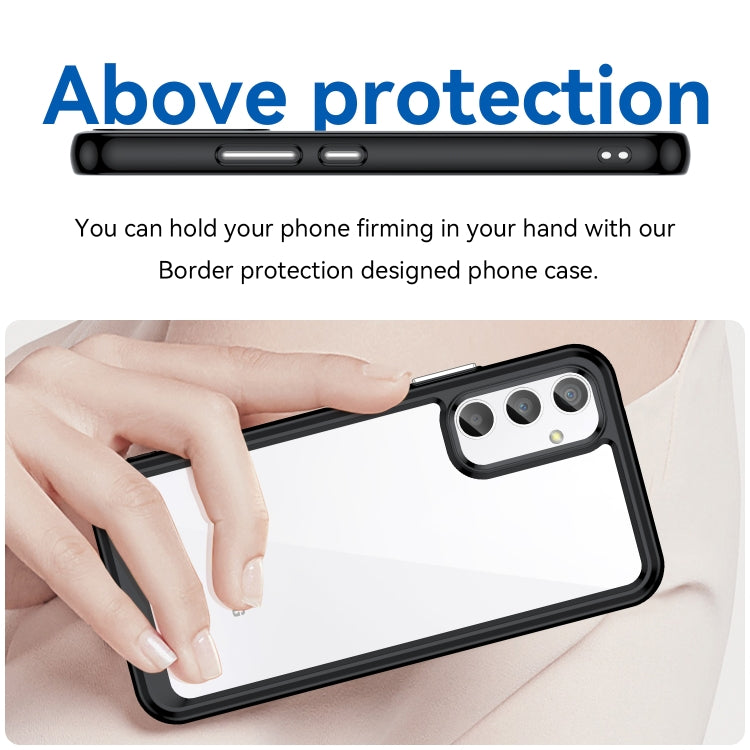 For Samsung Galaxy A34 5G Colorful Series Acrylic + TPU Phone Case