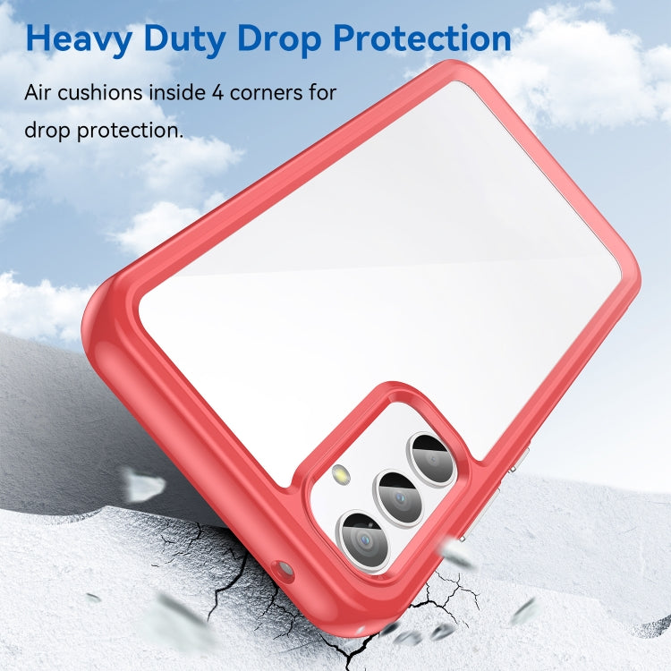 For Samsung Galaxy A34 5G Colorful Series Acrylic + TPU Phone Case