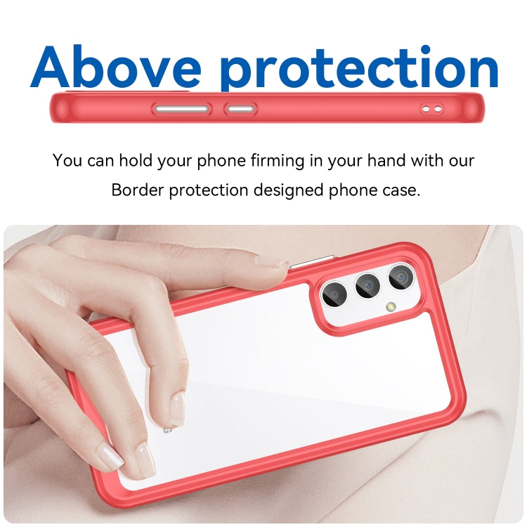 For Samsung Galaxy A34 5G Colorful Series Acrylic + TPU Phone Case