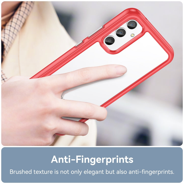 For Samsung Galaxy A34 5G Colorful Series Acrylic + TPU Phone Case