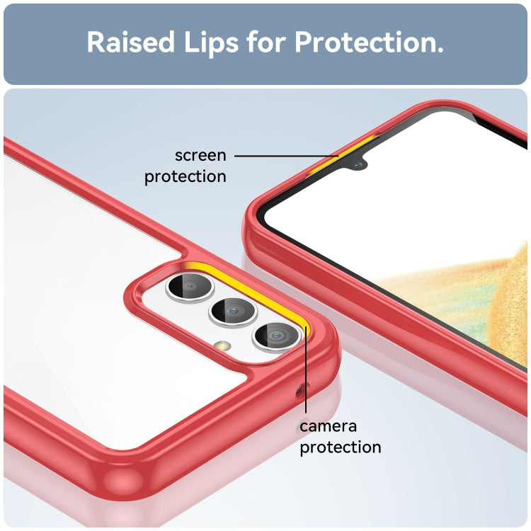 For Samsung Galaxy A34 5G Colorful Series Acrylic + TPU Phone Case