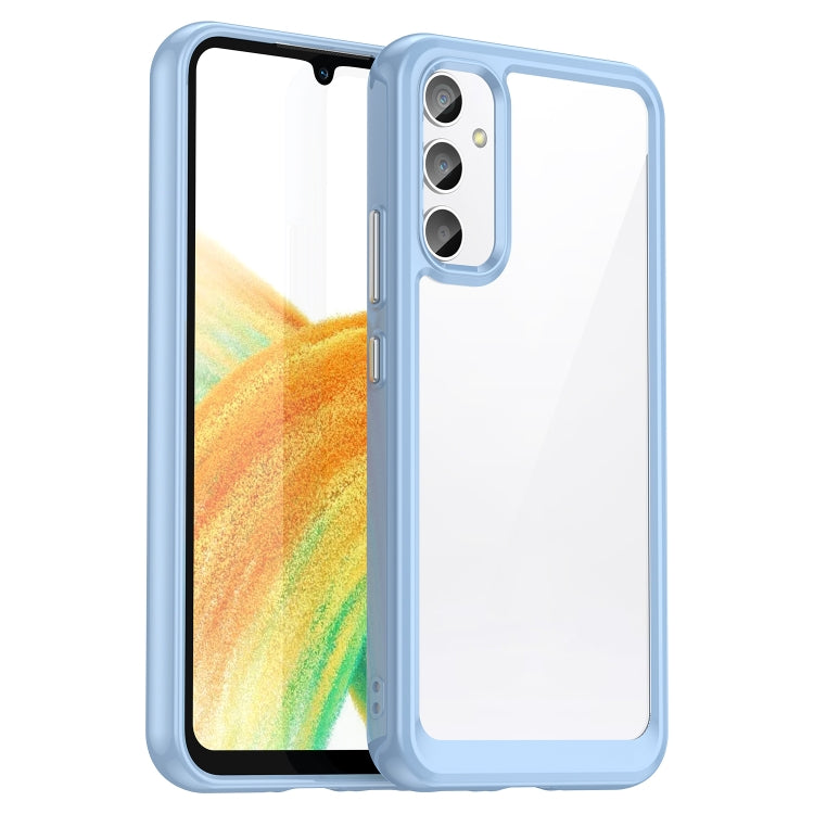 For Samsung Galaxy A34 5G Colorful Series Acrylic + TPU Phone Case