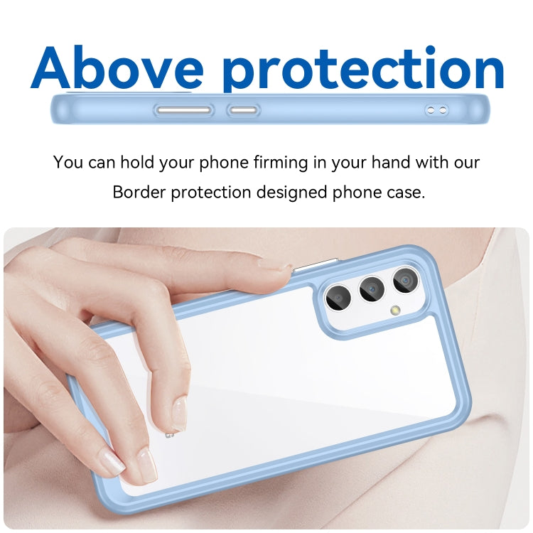 For Samsung Galaxy A34 5G Colorful Series Acrylic + TPU Phone Case