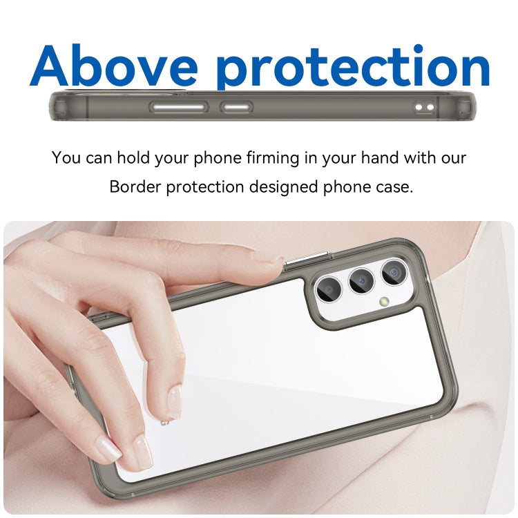 For Samsung Galaxy A34 5G Colorful Series Acrylic + TPU Phone Case