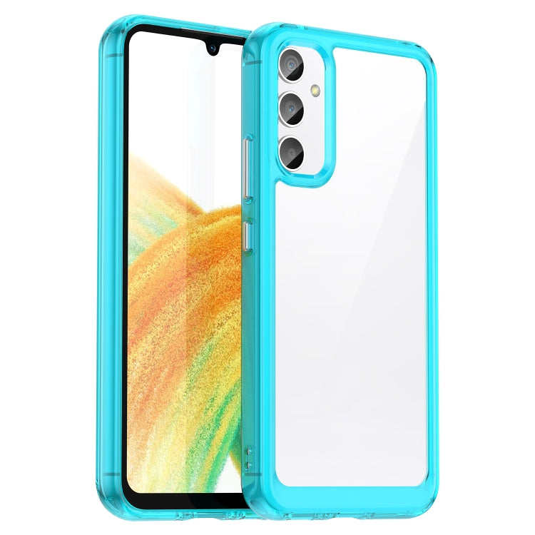 For Samsung Galaxy A34 5G Colorful Series Acrylic + TPU Phone Case