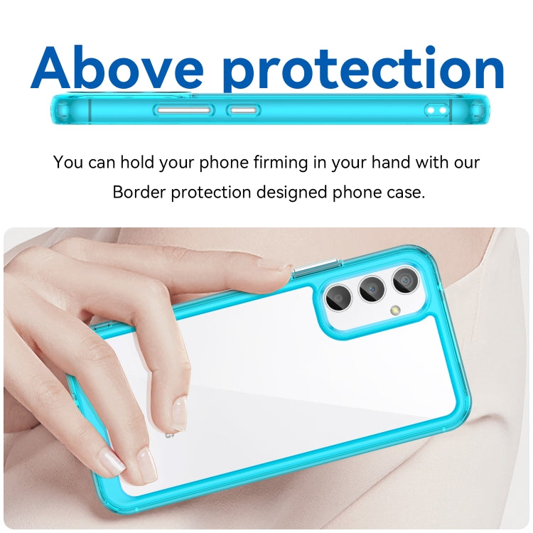 For Samsung Galaxy A34 5G Colorful Series Acrylic + TPU Phone Case