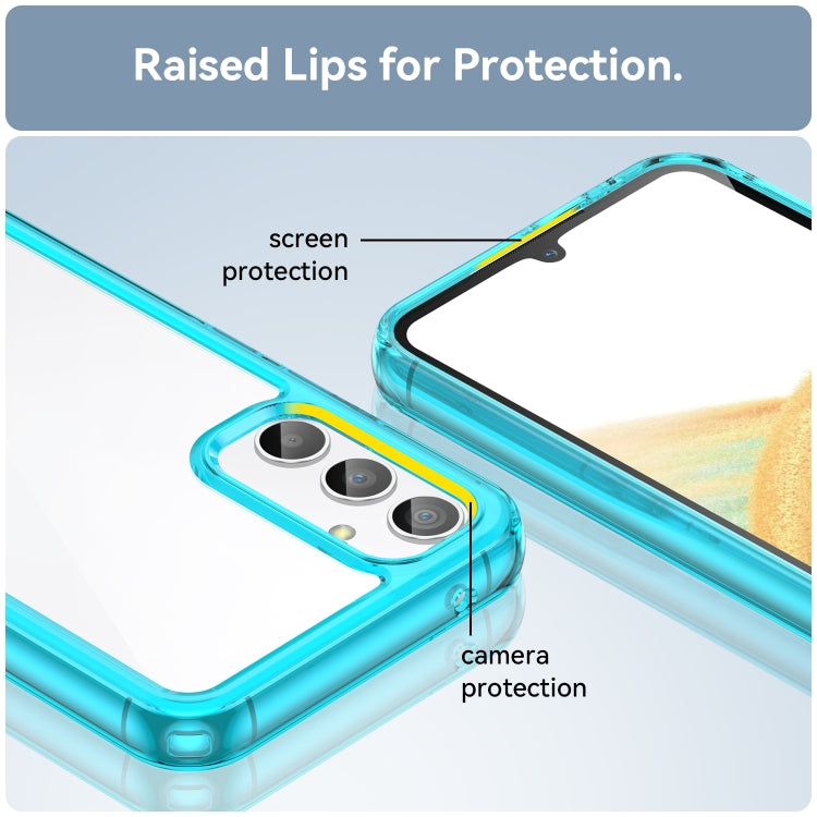 For Samsung Galaxy A34 5G Colorful Series Acrylic + TPU Phone Case
