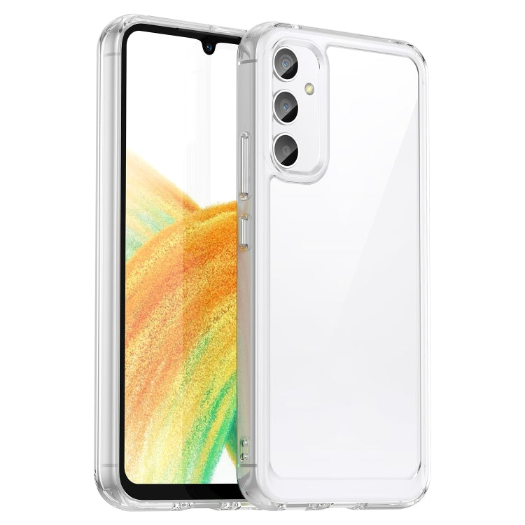 For Samsung Galaxy A34 5G Colorful Series Acrylic + TPU Phone Case