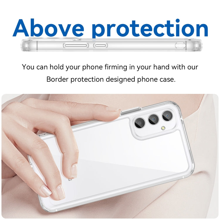 For Samsung Galaxy A34 5G Colorful Series Acrylic + TPU Phone Case