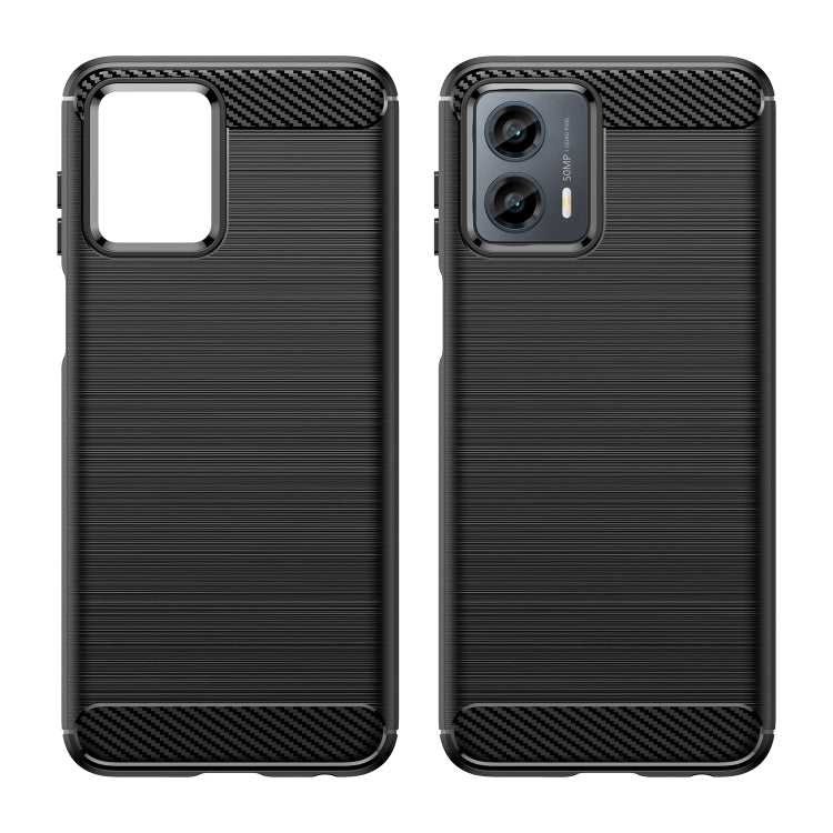 For For Motorola Moto G 5G 2023 Brushed Texture Carbon Fiber TPU Phone Case