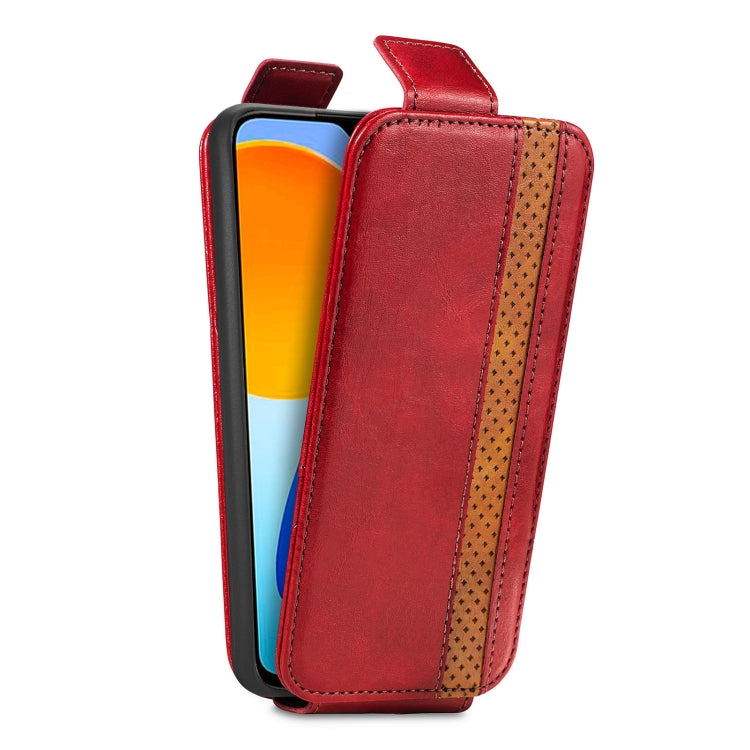 For Honor X8 5G Splicing Wallet Card Holder Vertical Flip Leather Phone Case