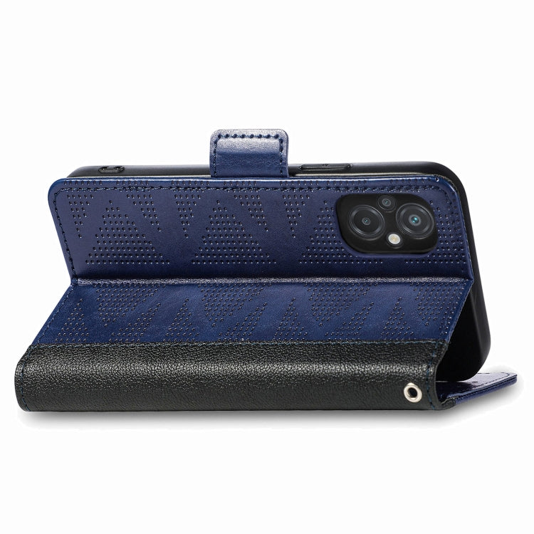 For Xiaomi Poco M5 Grid Leather Flip Phone Case