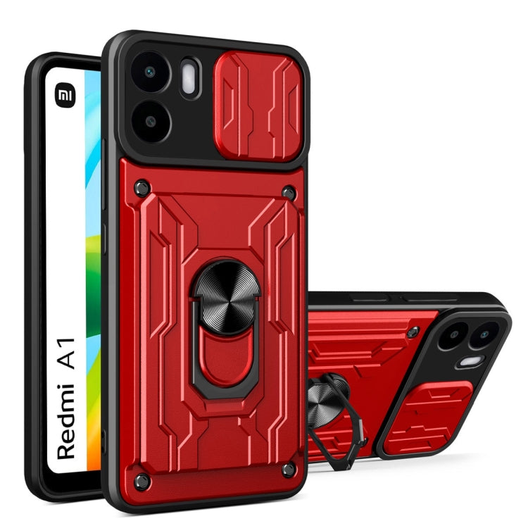For Xiaomi Redmi A1 4G Sliding Camshield Card Phone Case
