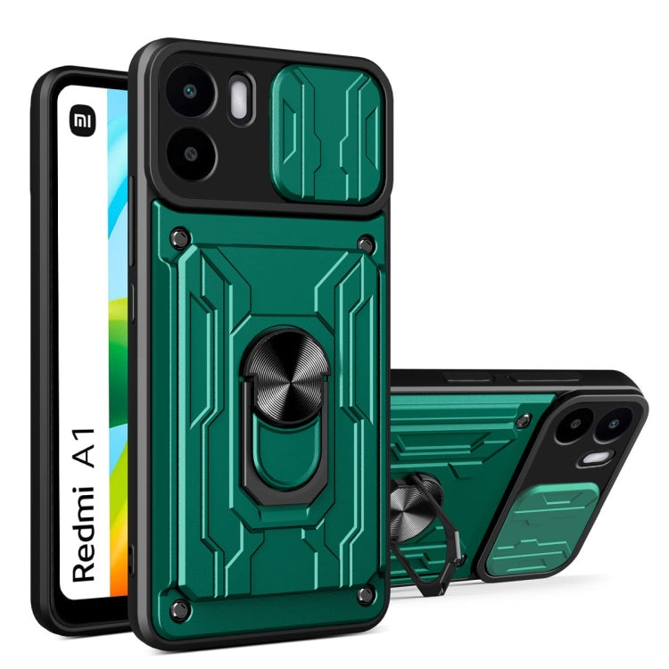 For Xiaomi Redmi A1 4G Sliding Camshield Card Phone Case