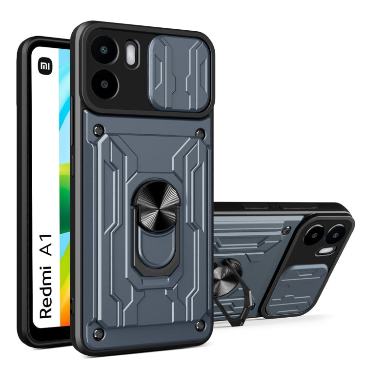 For Xiaomi Redmi A1 4G Sliding Camshield Card Phone Case