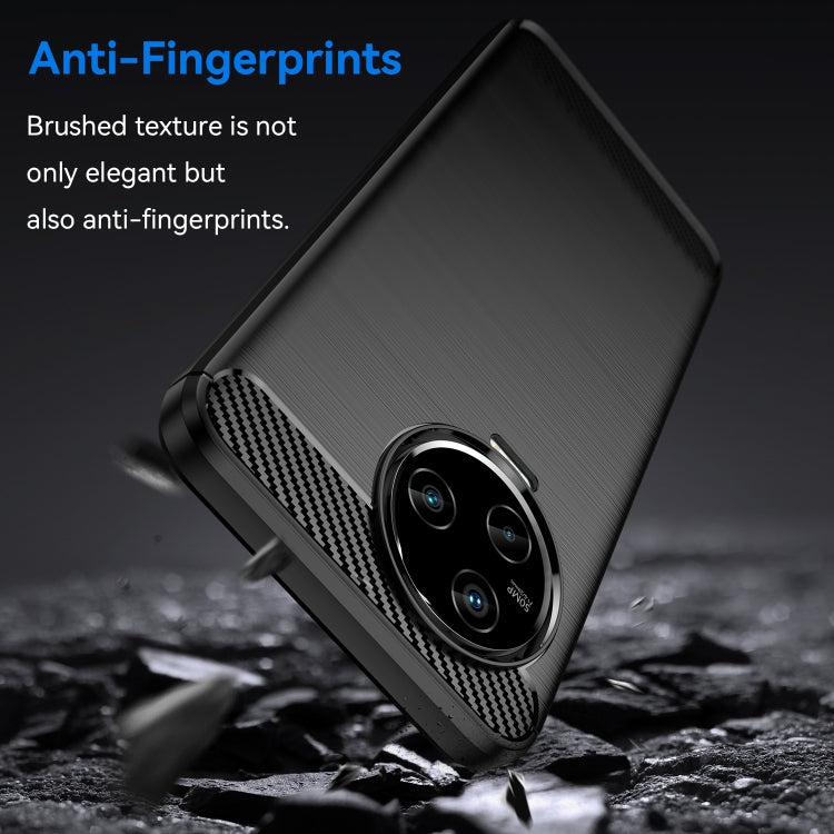For Infinix Note 12 2023 Brushed Texture Carbon Fiber TPU Phone Case