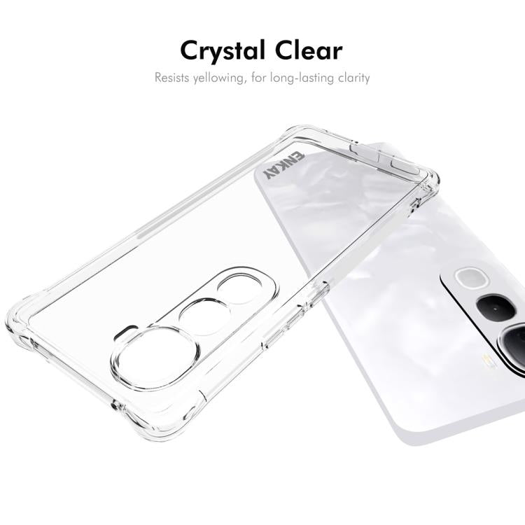 For vivo Y400 Pro 5G Global ENKAY Hat-Prince Transparent TPU Shockproof Phone Case