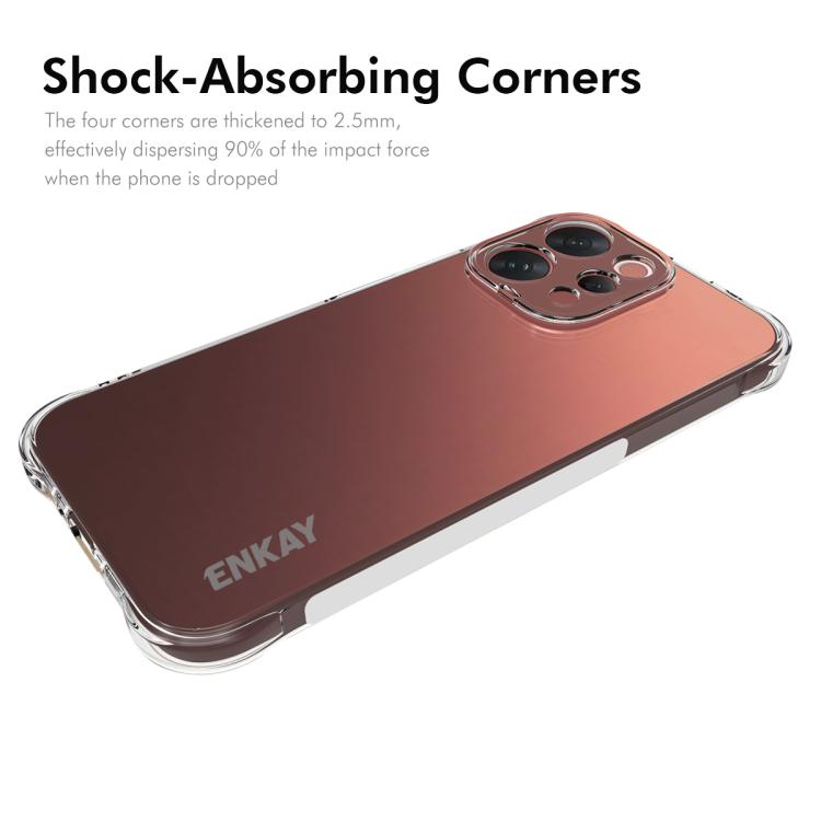 For vivo V70 5G Global ENKAY Hat-Prince Transparent TPU Shockproof Phone Case