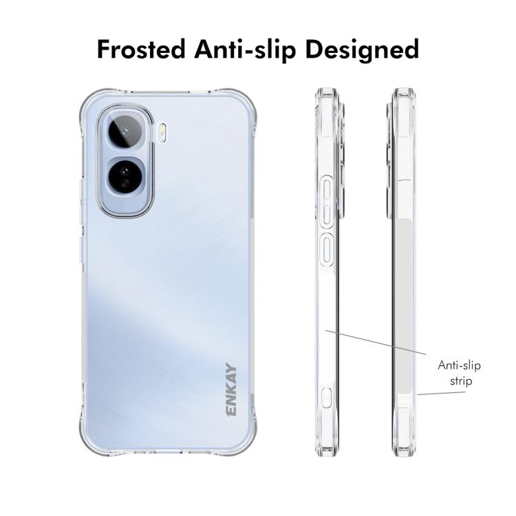 For vivo T5 Pro 5G Global ENKAY Hat-Prince Transparent TPU Shockproof Phone Case