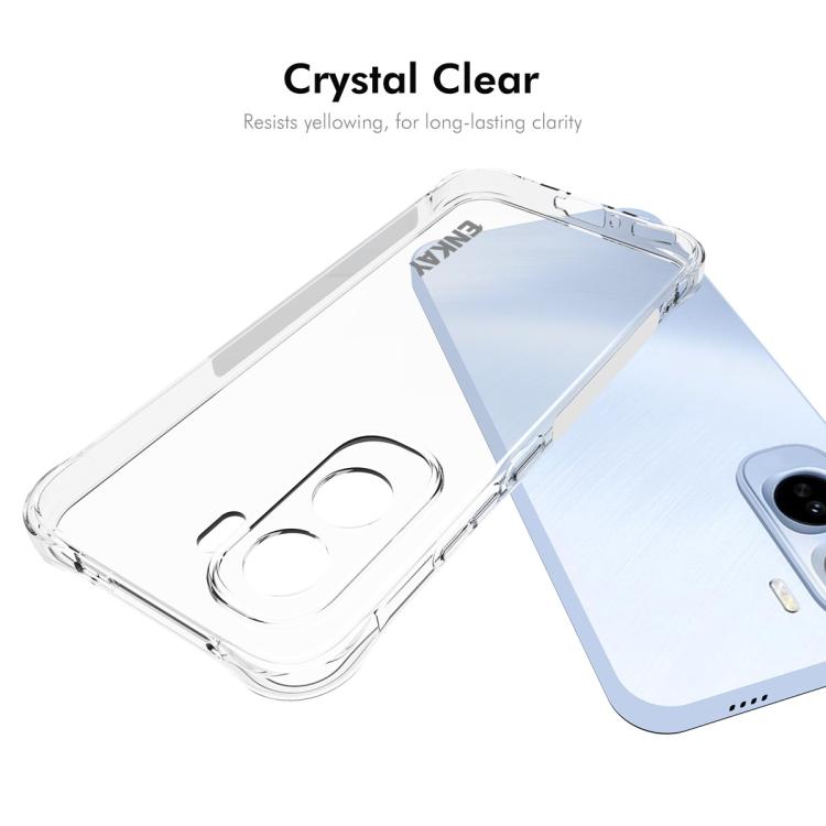 For vivo T5 Pro 5G Global ENKAY Hat-Prince Transparent TPU Shockproof Phone Case