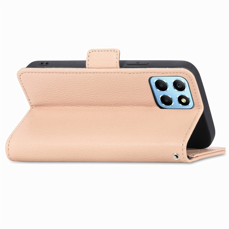 For Honor X8 5G Stereoscopic Flowers Leather Phone Case