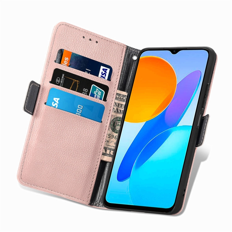 For Honor X8 5G Stereoscopic Flowers Leather Phone Case