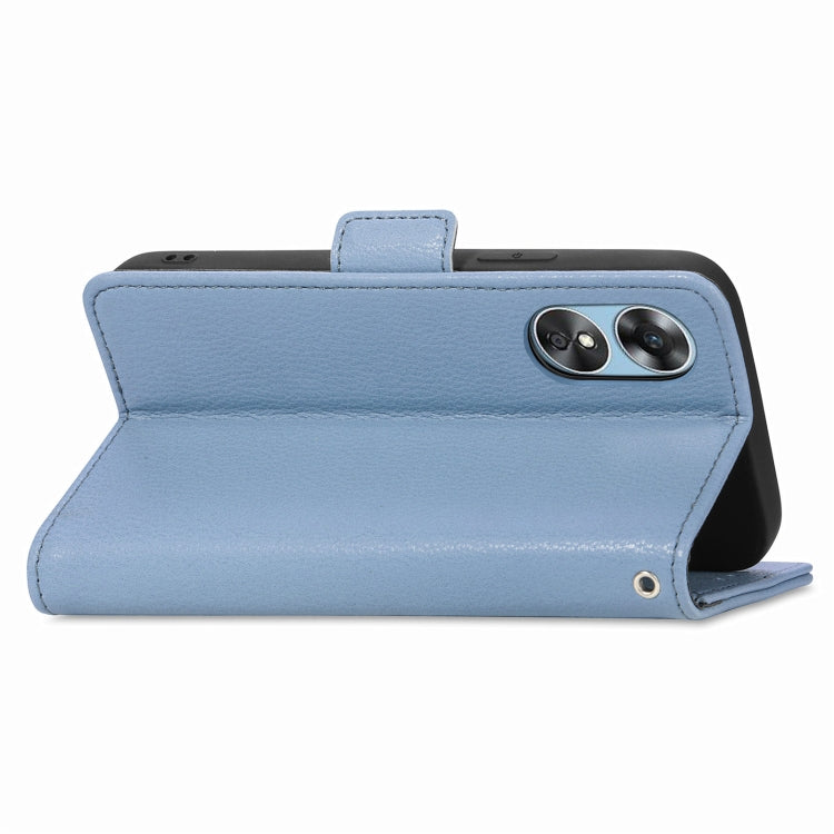 For OPPO A17 Stereoscopic Flowers Leather Phone Case