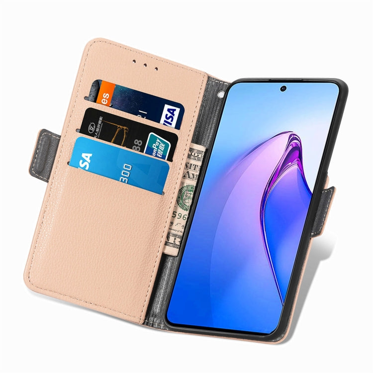 For OPPO Reno8 Pro Stereoscopic Flowers Leather Phone Case