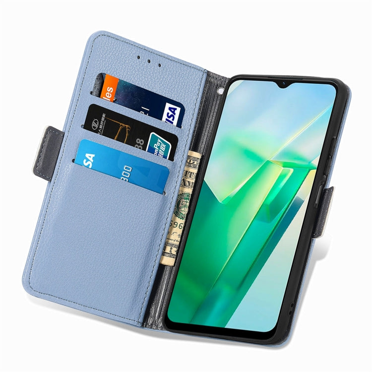 For vivo T2X Stereoscopic Flowers Leather Phone Case