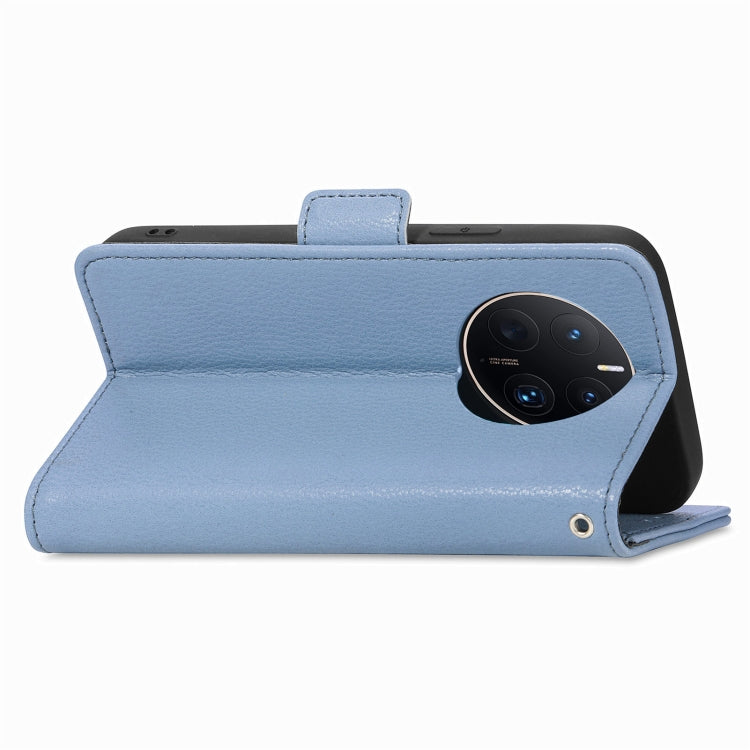 For Huawei Mate 50 Pro Stereoscopic Flowers Leather Phone Case