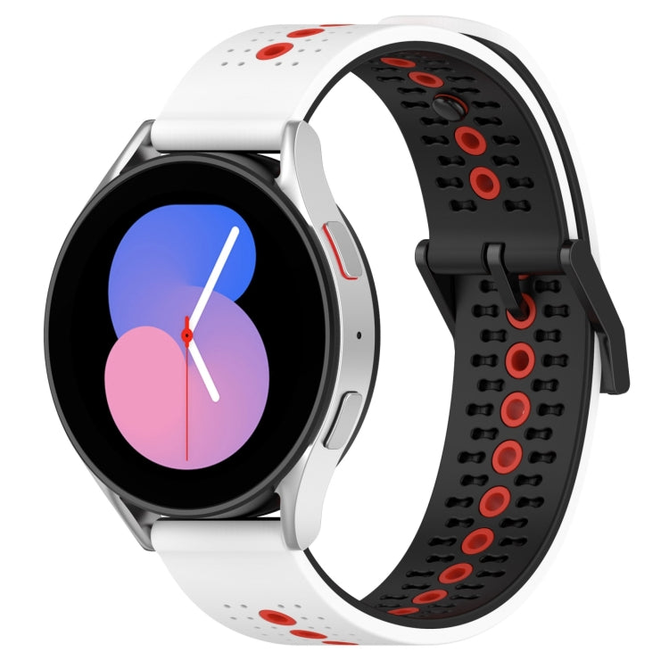 For Samsung Galaxy Watch5 40mm 20mm Tricolor Breathable Silicone Watch Band