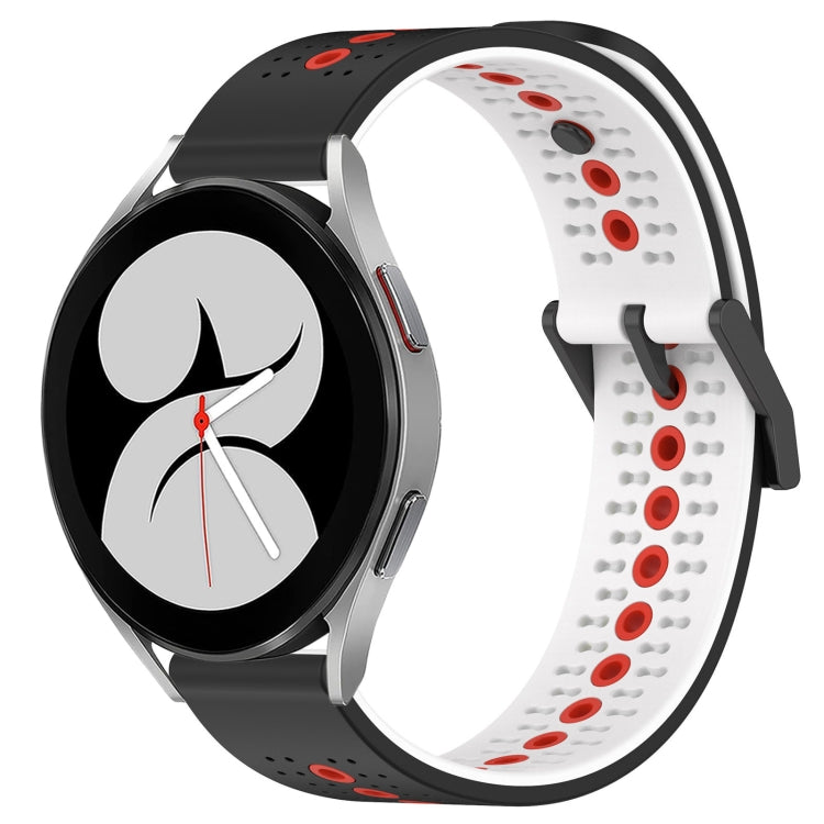For Samsung Galaxy Watch4 40mm 20mm Tricolor Breathable Silicone Watch Band