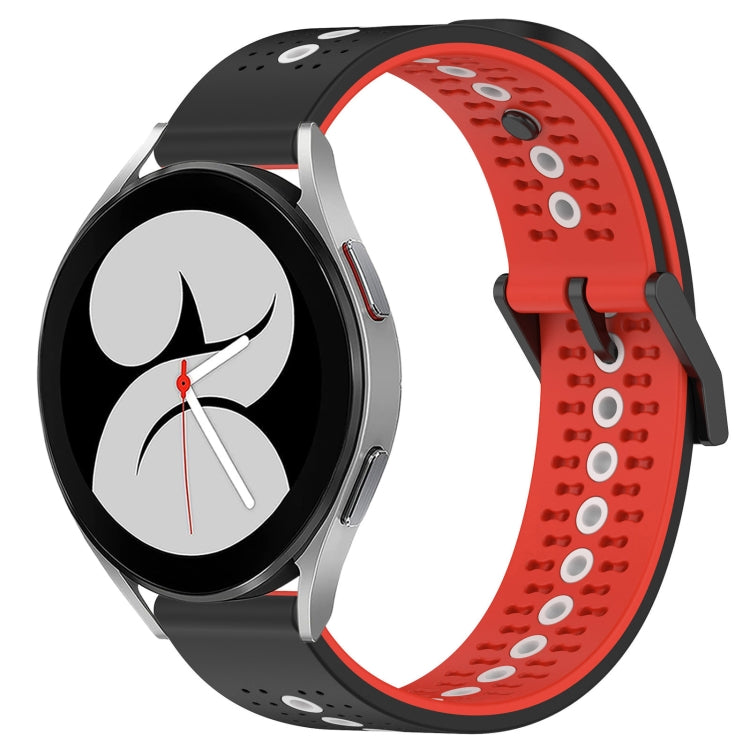 For Samsung Galaxy Watch4 40mm 20mm Tricolor Breathable Silicone Watch Band