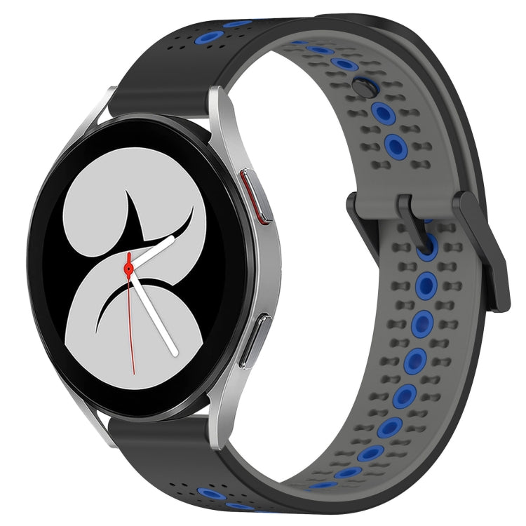 For Samsung Galaxy Watch4 40mm 20mm Tricolor Breathable Silicone Watch Band