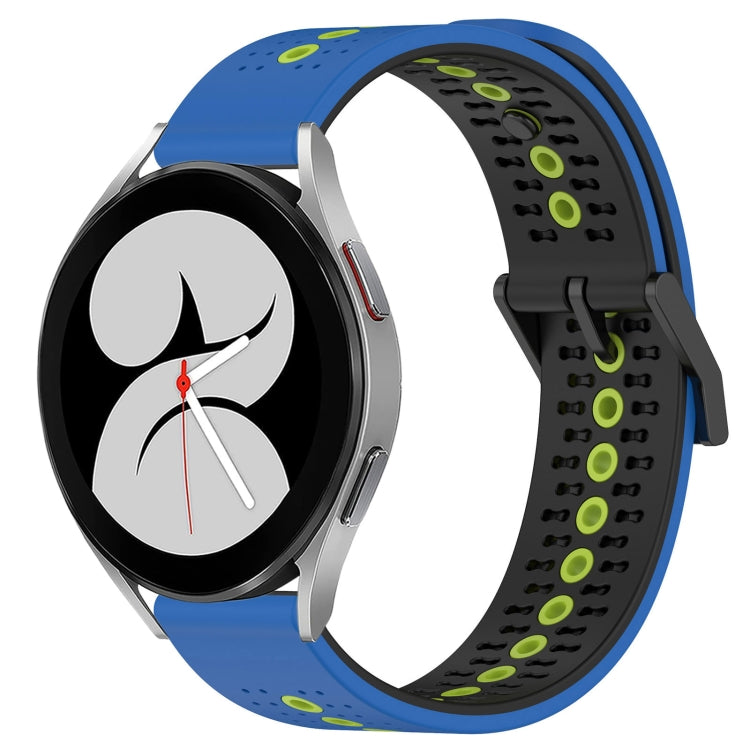 For Samsung Galaxy Watch4 40mm 20mm Tricolor Breathable Silicone Watch Band