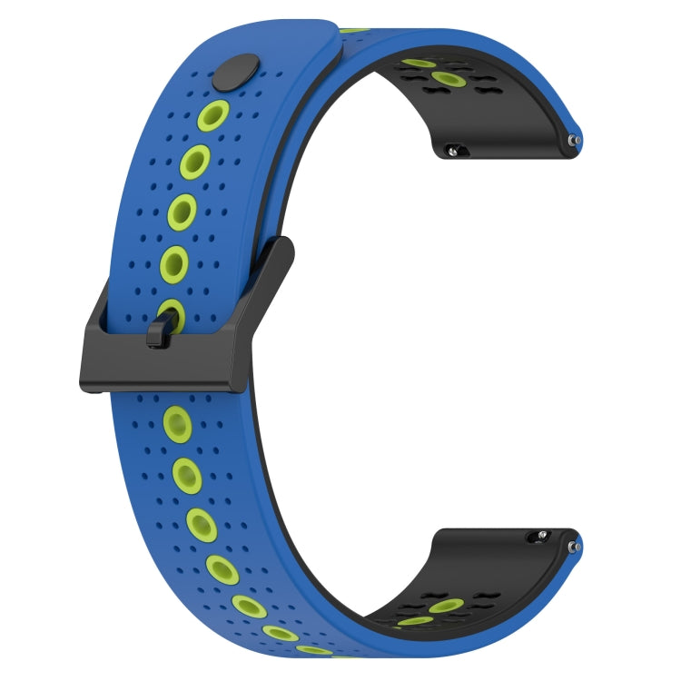 For Garmin Forerunner Sq2 20mm Tricolor Breathable Silicone Watch Band