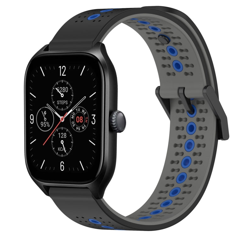 For Amazfit GTS 4 20mm Tricolor Breathable Silicone Watch Band
