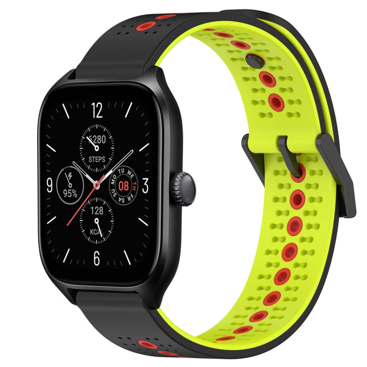 For Amazfit GTS 4 20mm Tricolor Breathable Silicone Watch Band