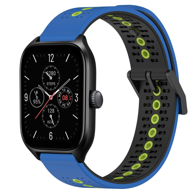 For Amazfit GTS 4 20mm Tricolor Breathable Silicone Watch Band