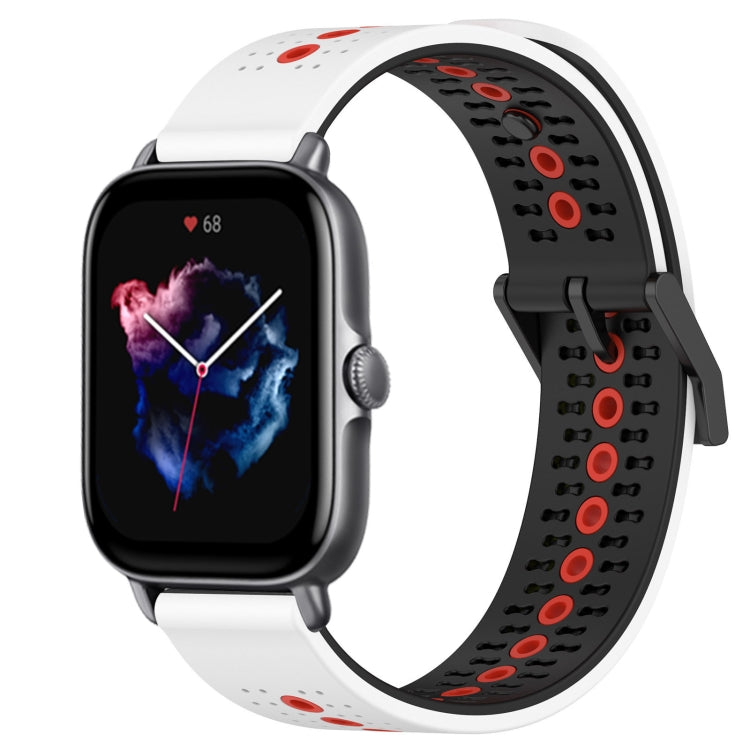 For Amazfit GTS 3 20mm Tricolor Breathable Silicone Watch Band