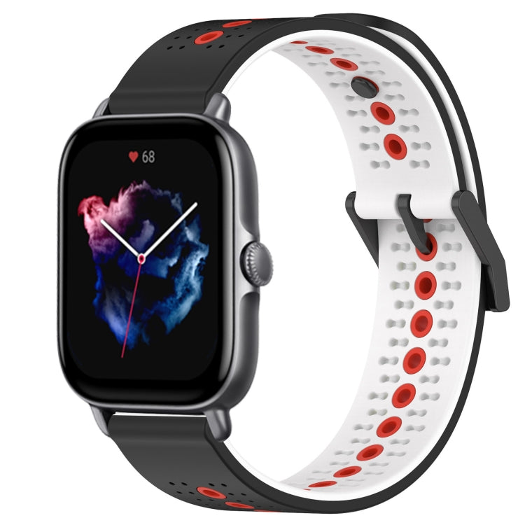 For Amazfit GTS 3 20mm Tricolor Breathable Silicone Watch Band