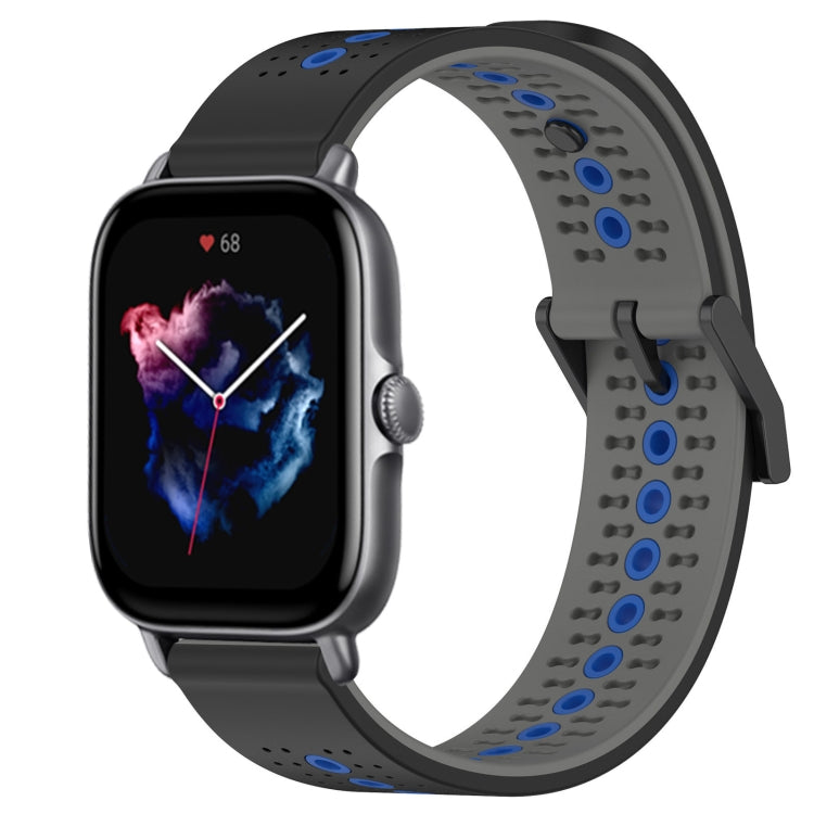 For Amazfit GTS 3 20mm Tricolor Breathable Silicone Watch Band