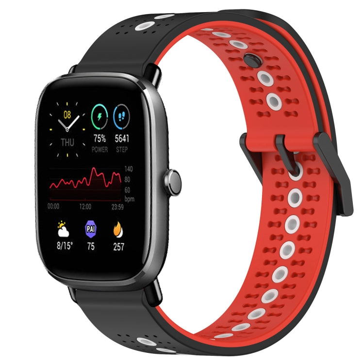 For Amazfit GTS 2 Mini 20mm Tricolor Breathable Silicone Watch Band
