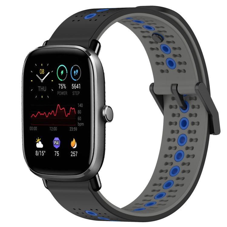 For Amazfit GTS 2 Mini 20mm Tricolor Breathable Silicone Watch Band