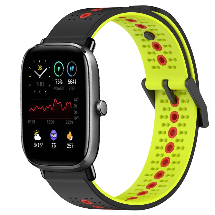 For Amazfit GTS 2 Mini 20mm Tricolor Breathable Silicone Watch Band