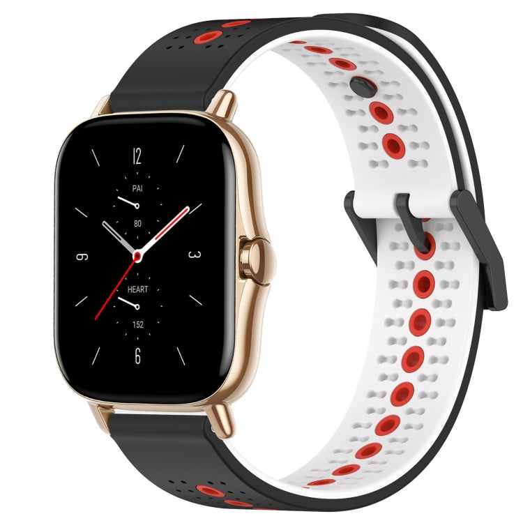 For Amazfit GTS 2 20mm Tricolor Breathable Silicone Watch Band