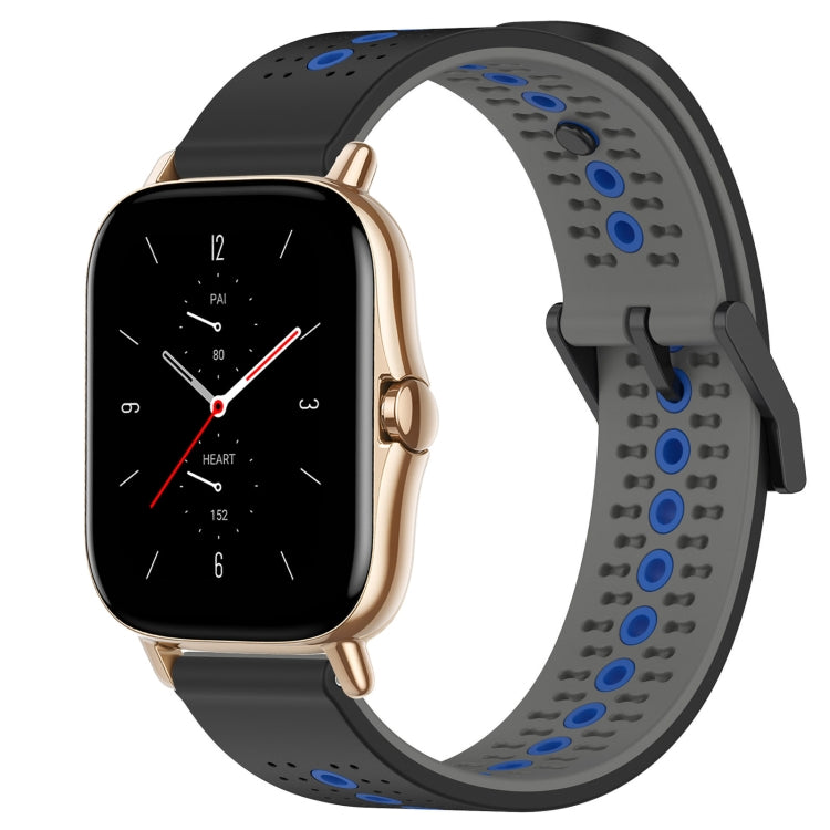 For Amazfit GTS 2 20mm Tricolor Breathable Silicone Watch Band
